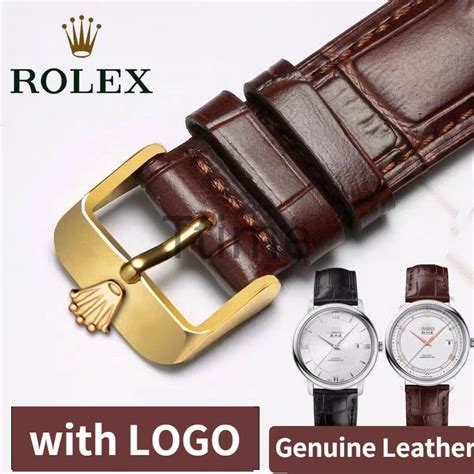 rolex leather belt watches|authentic Rolex leather watch bands.